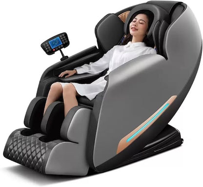 OZONE's 4D Massage Chair | Multi-Function Shiatsu Full Body Electric Massage Chair SL Track Zero Gravity and Musical Function For Your Loved Ones and For Gift